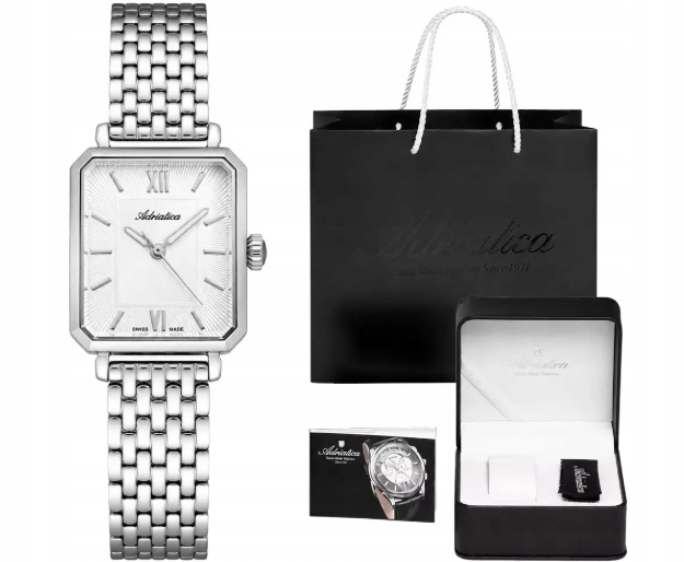 Adriatica A3838.5163Q Dámské hodinky Stříbrné Swiss Made Klasické