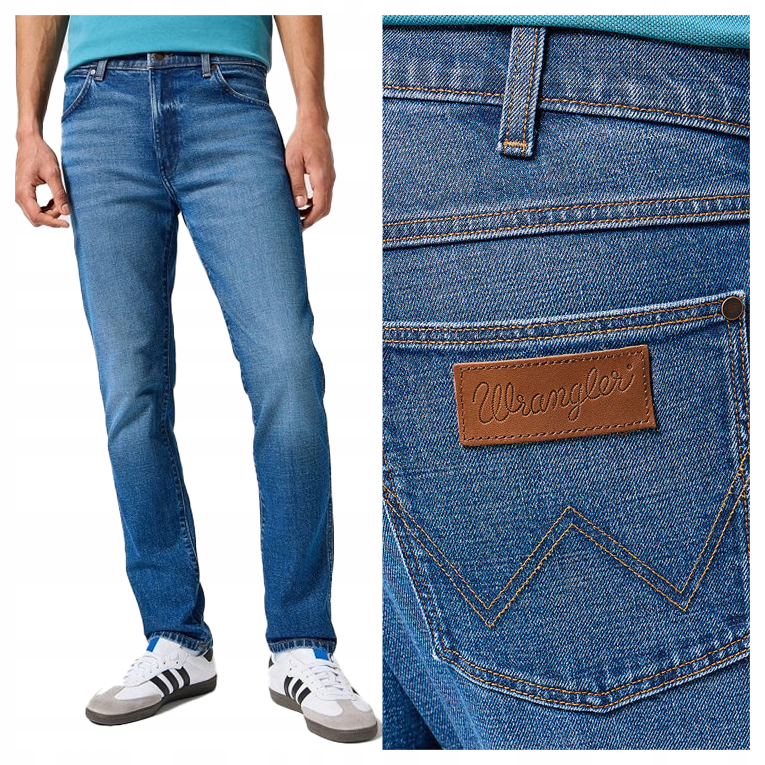 Wrangler Larston W31 L34 Pánské džíny úzkého střihu