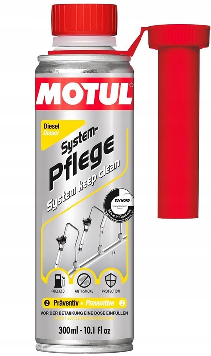 Motul System Keep Clean Diesel utrzymuje w czystości układ paliwowy wtryski