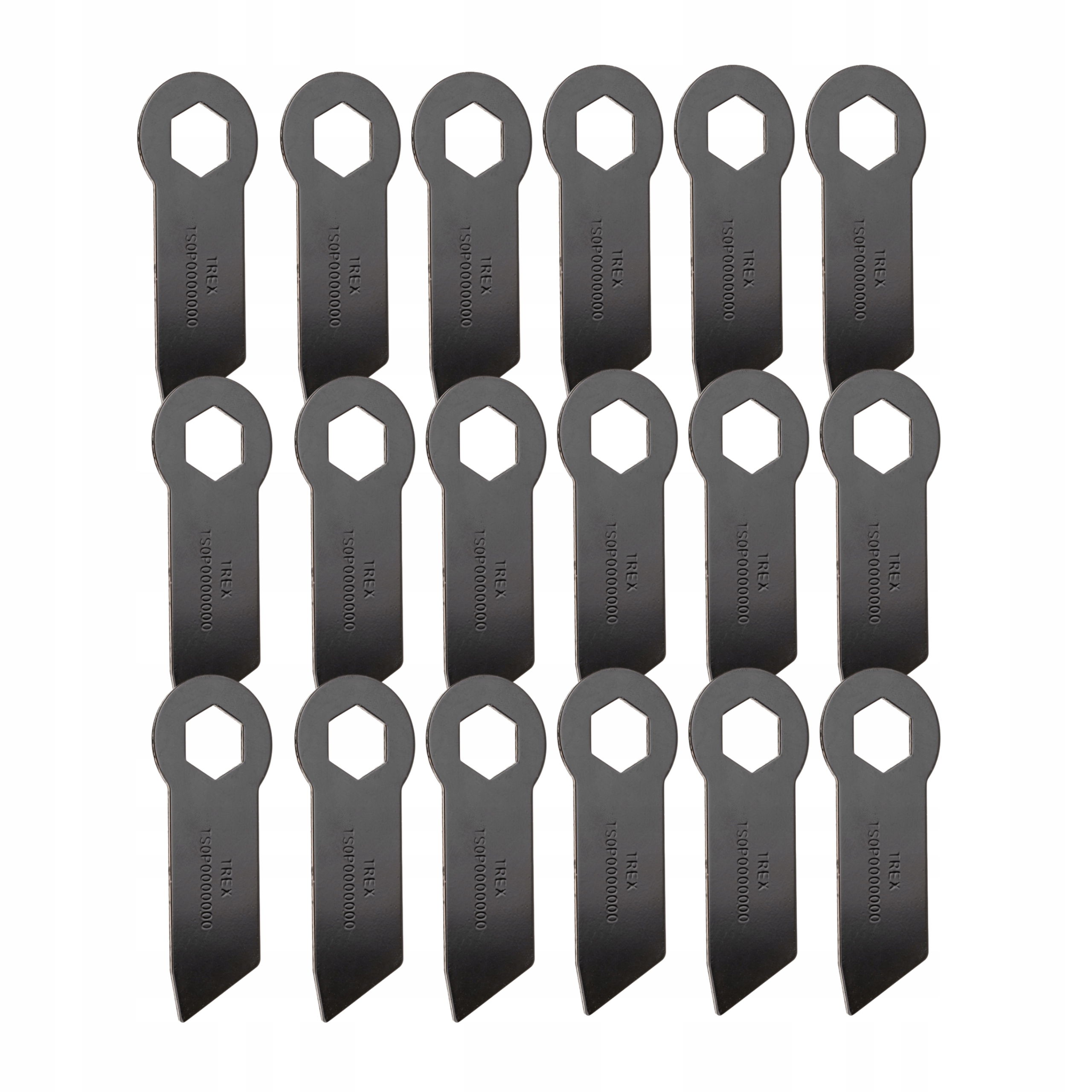 Komplet Noży 18 Sztuk Do Wertykulatora Cedrus WR01 Oleomac WE40L