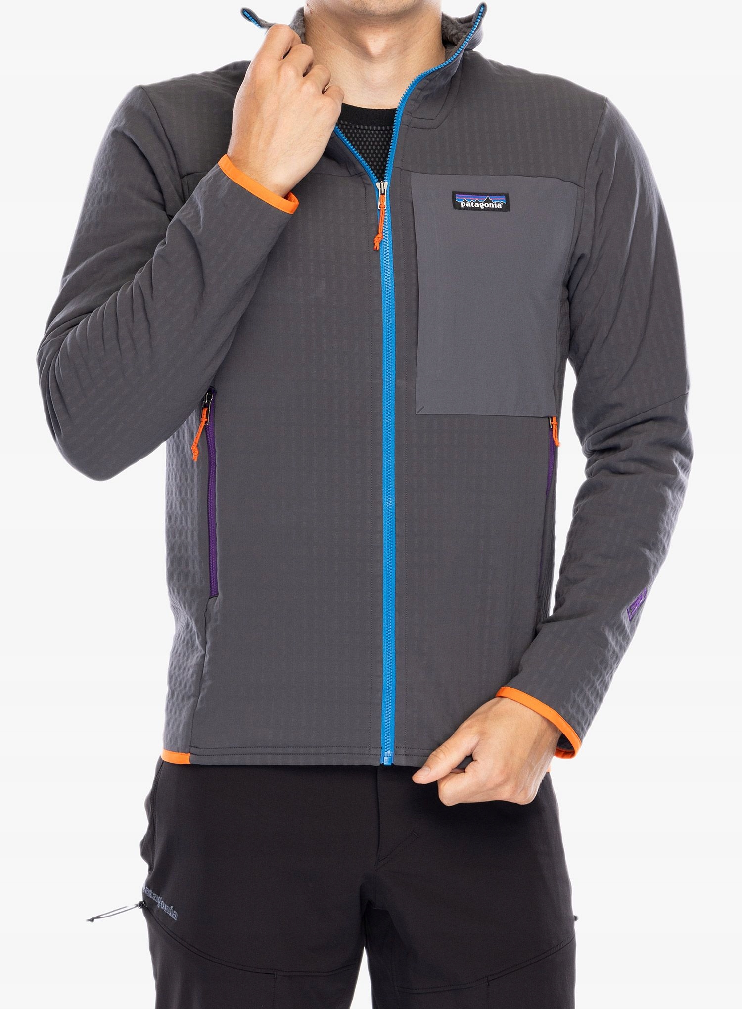 Softshellová bunda Patagonia R2 TechFace Jacket forge grey XL