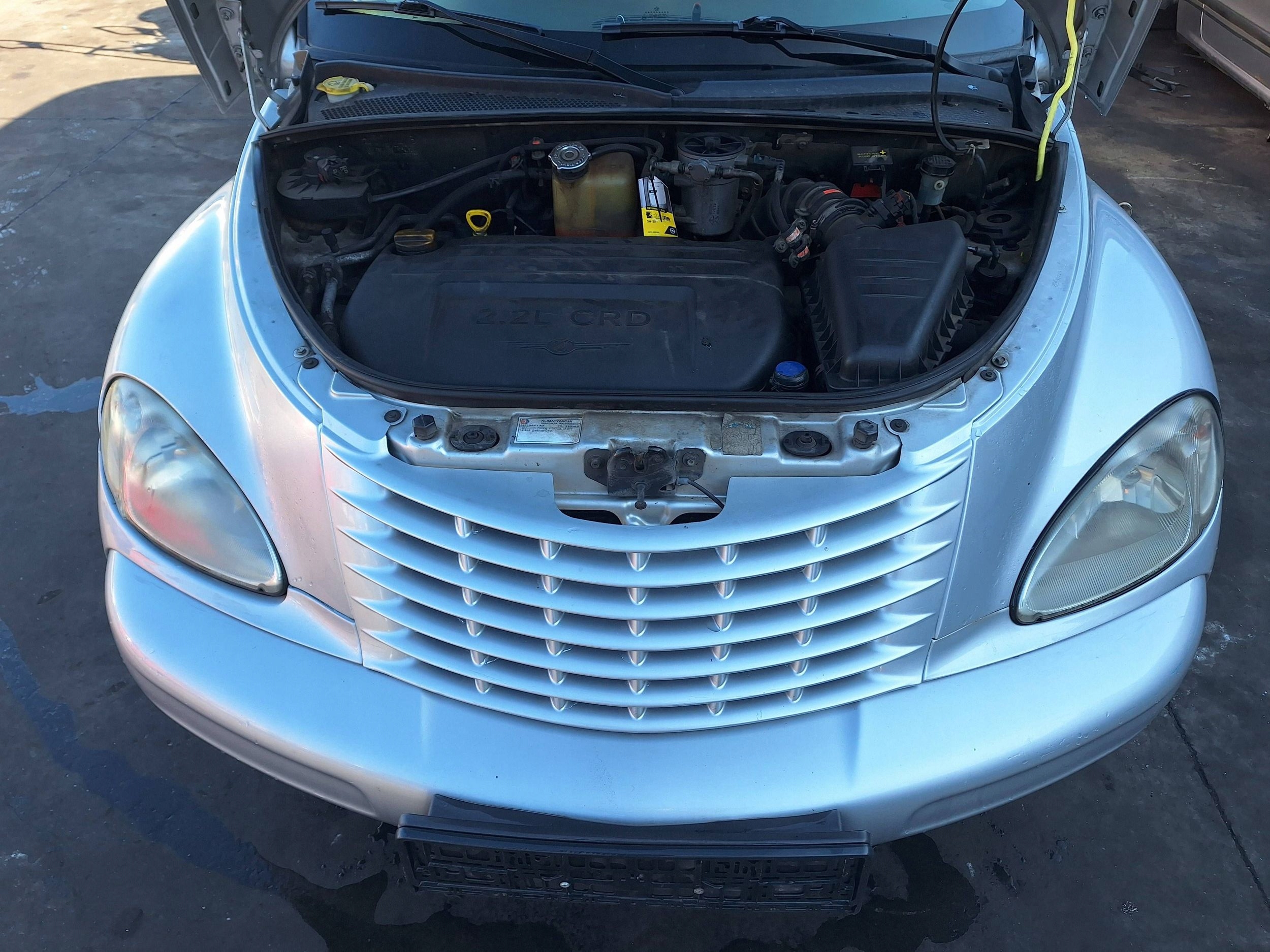CHRYSLER PT CRUISER 2000-2006 front bumper front SREBRNY PS2
