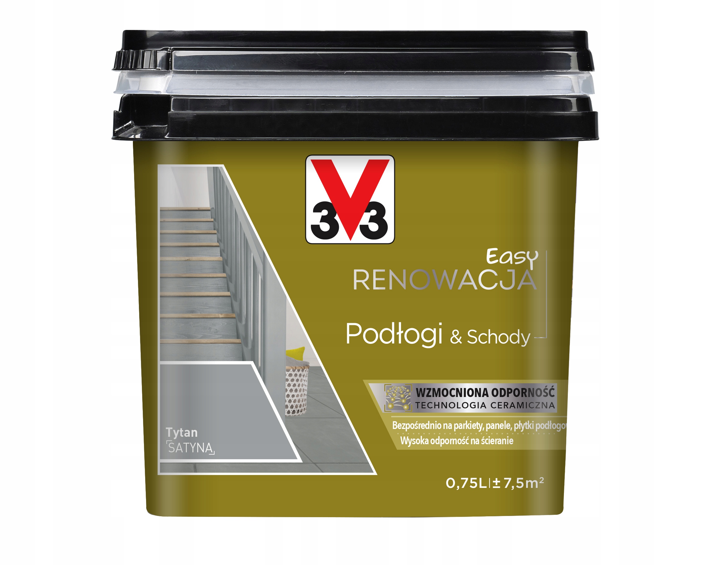 

V33 Easy Renowacja Podłogi i Schody Tytan 0,75L