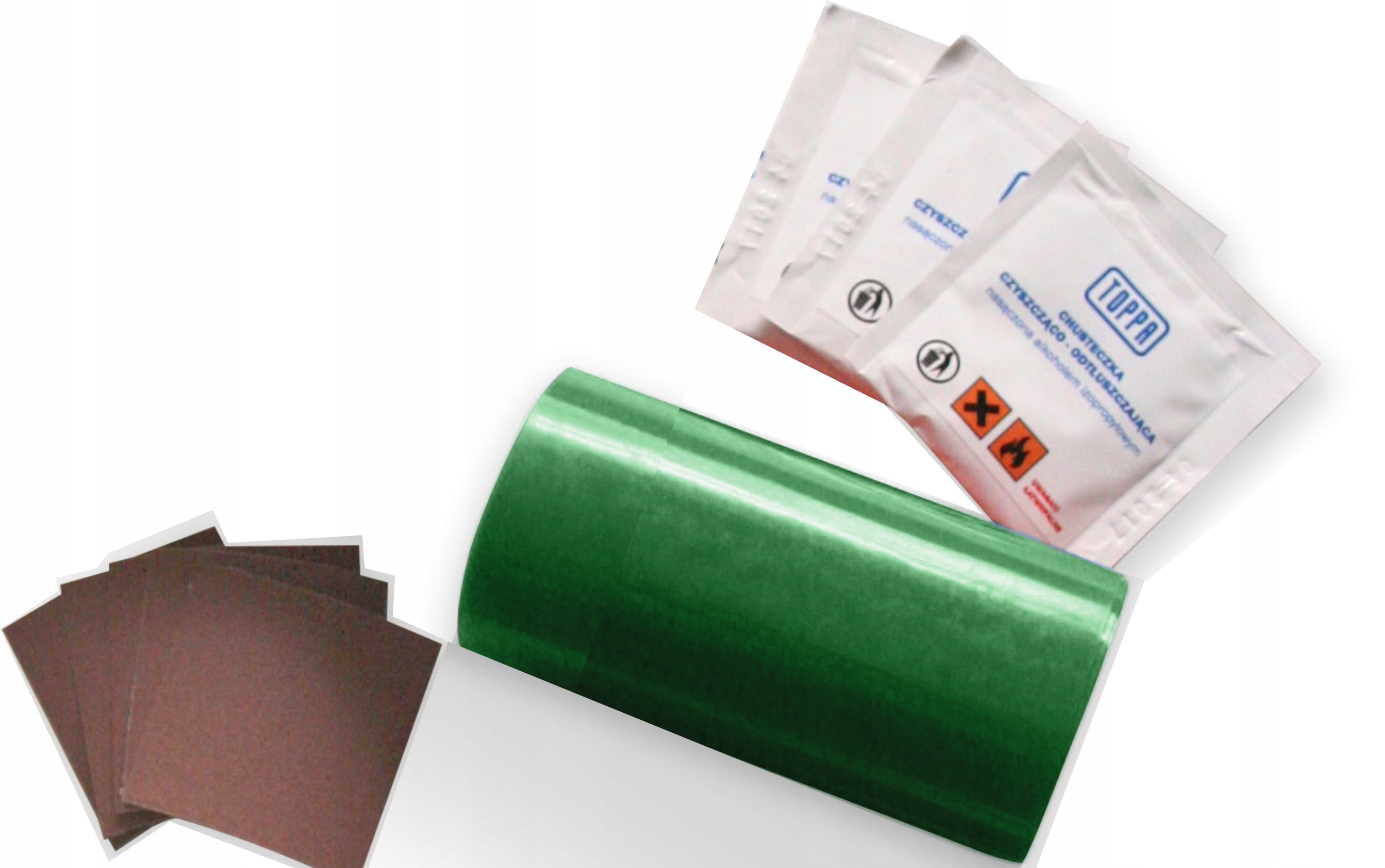 

Zestaw do naprawy Plandek - Mała Rolka (zielony)