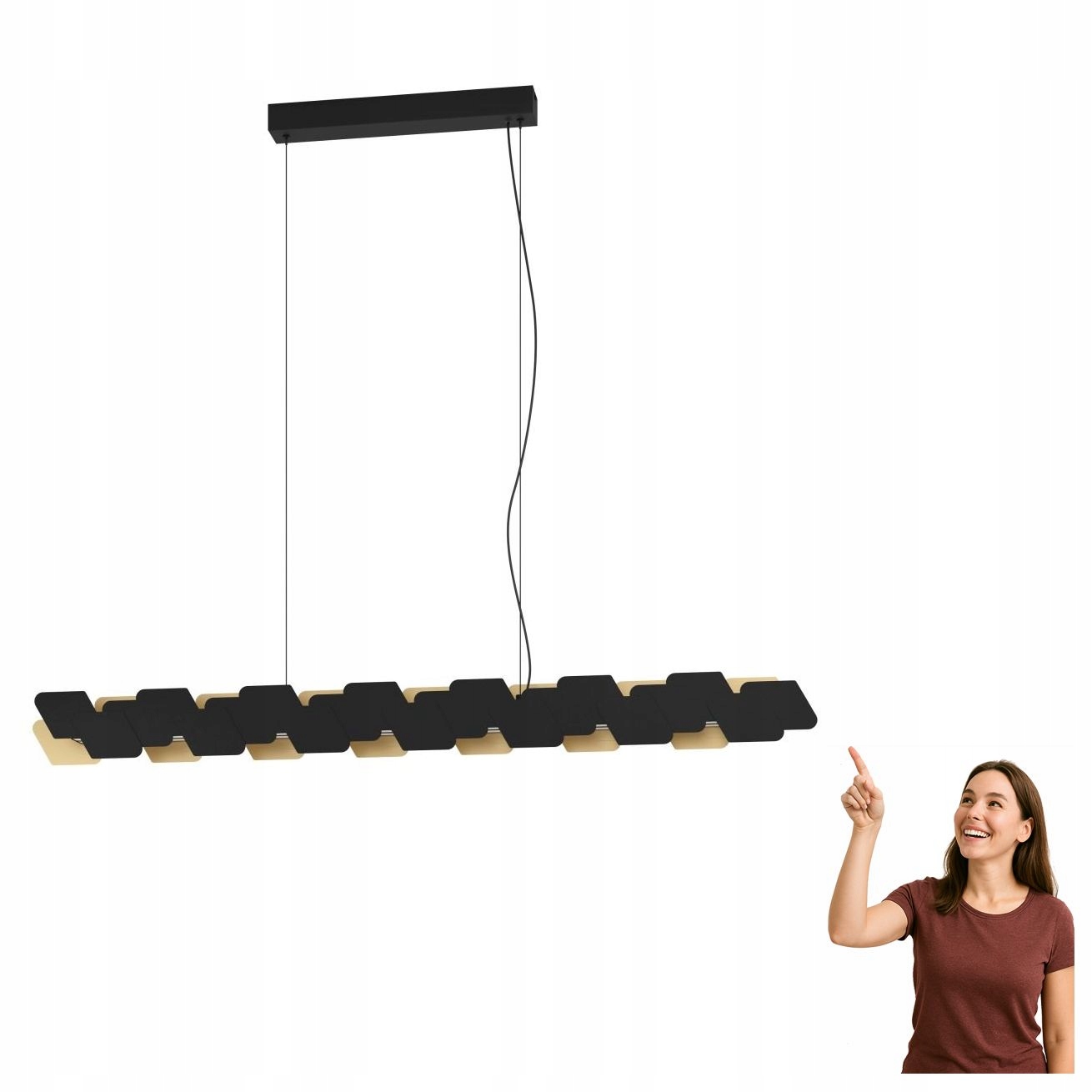 Led závesná lampa 4x11W Altagracia 390032 Eglo