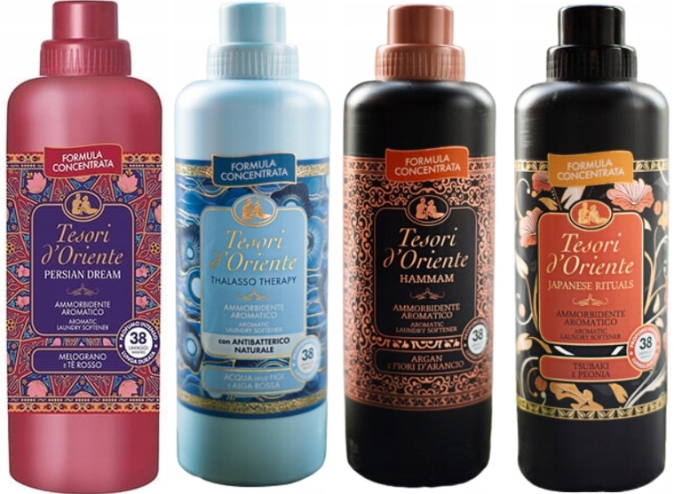 Levně Tesori d'Oriente Sada 4 krásných oplachovacích přípravků 760 ml Pthj