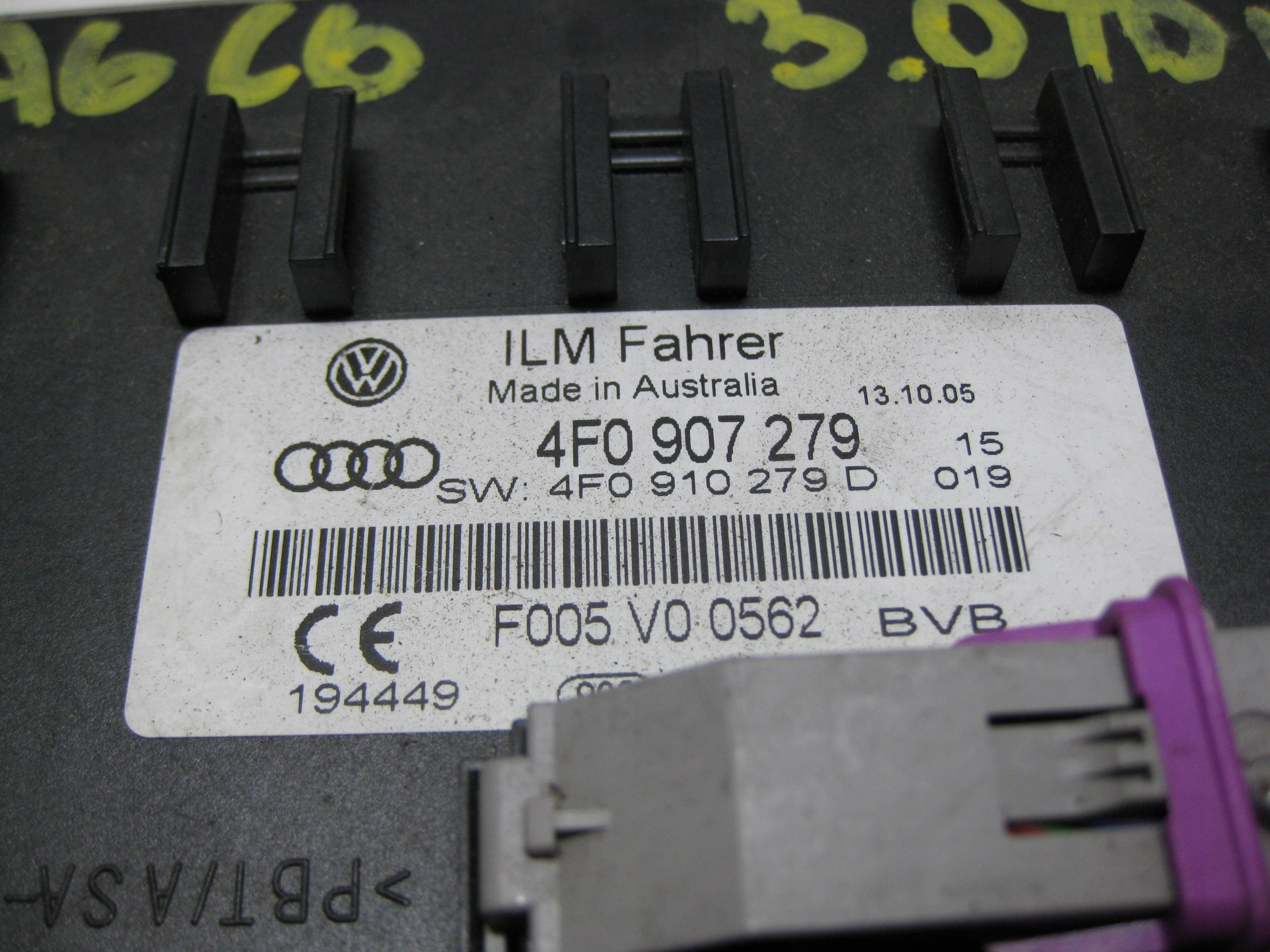 AUDI A6 C6 3,0TDI LIFT LED module unité de commande électronique uce feux KOMFORTU 4F0907279