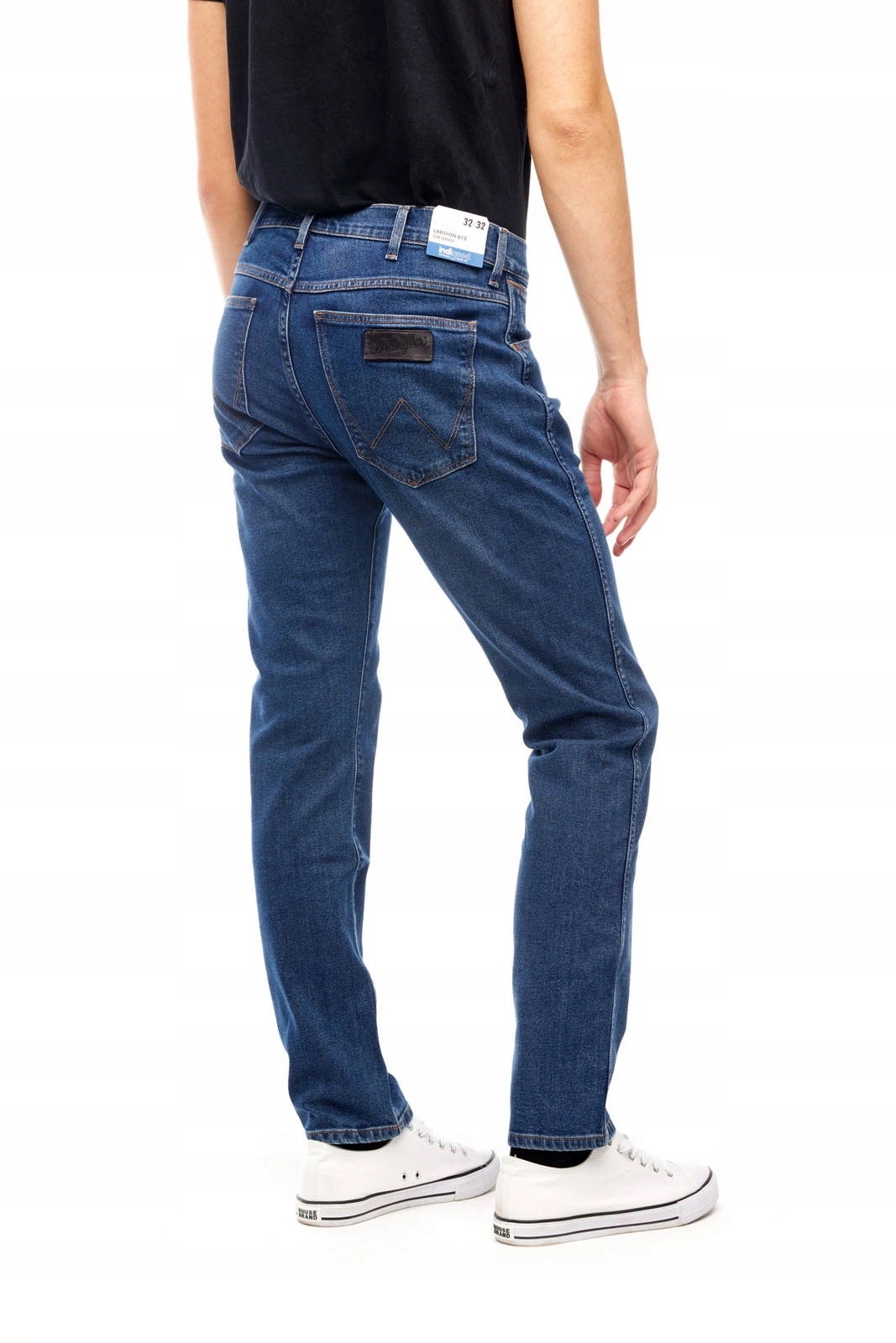 Pánské zúžené džíny Wrangler Larston Softmatic Blue W18SC321F 28/32