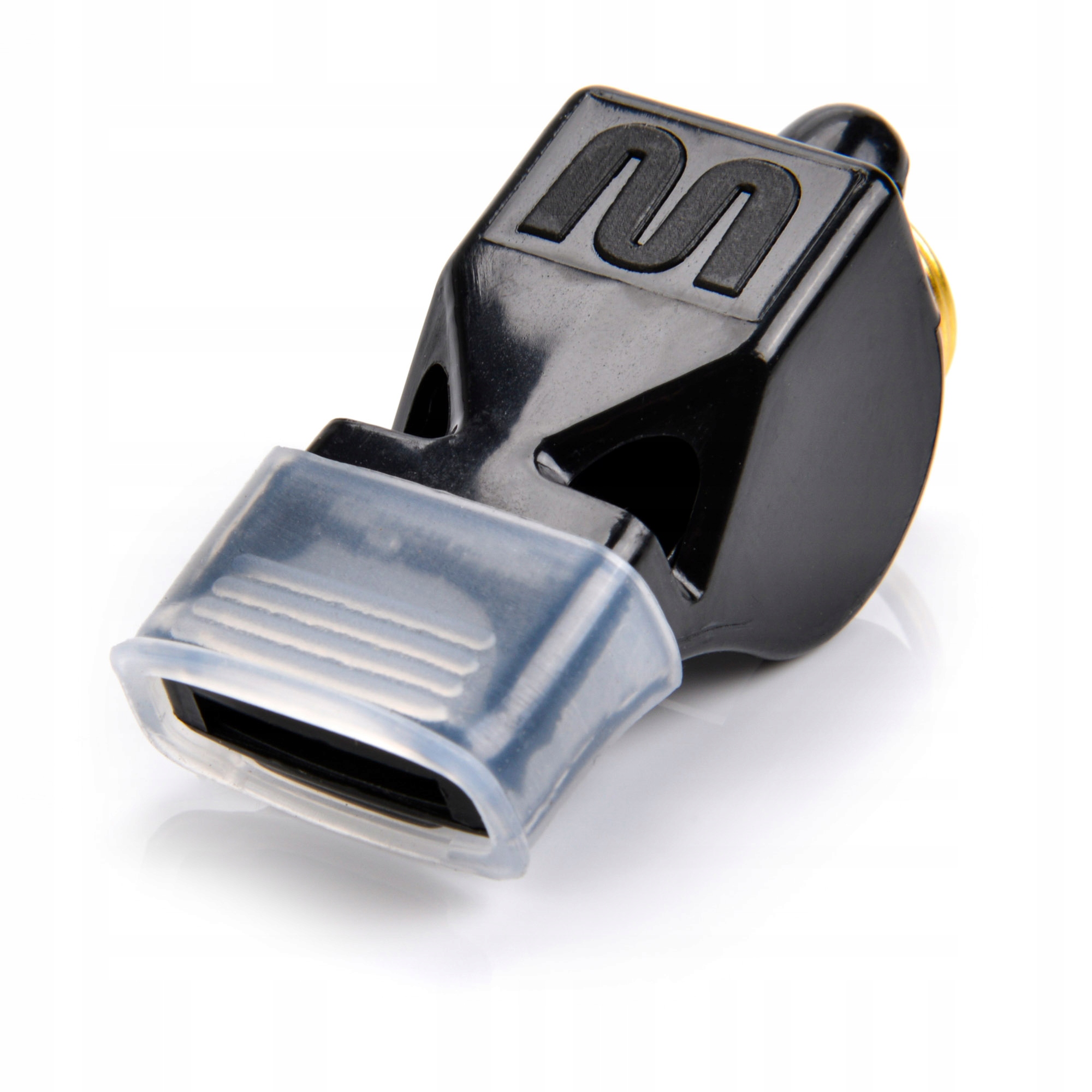 GWIZDEK BEZKULKOWY SĘDZIOWSKI Z USTNIKIEM METEOR WOLF ze sznurkiem czarny Model Wolf z ustnikiem