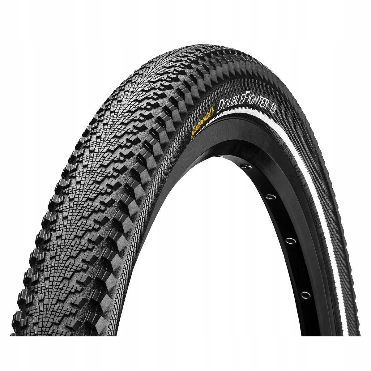 Opona Continental Double Fighter III 29x2.0 czarna reflex drut