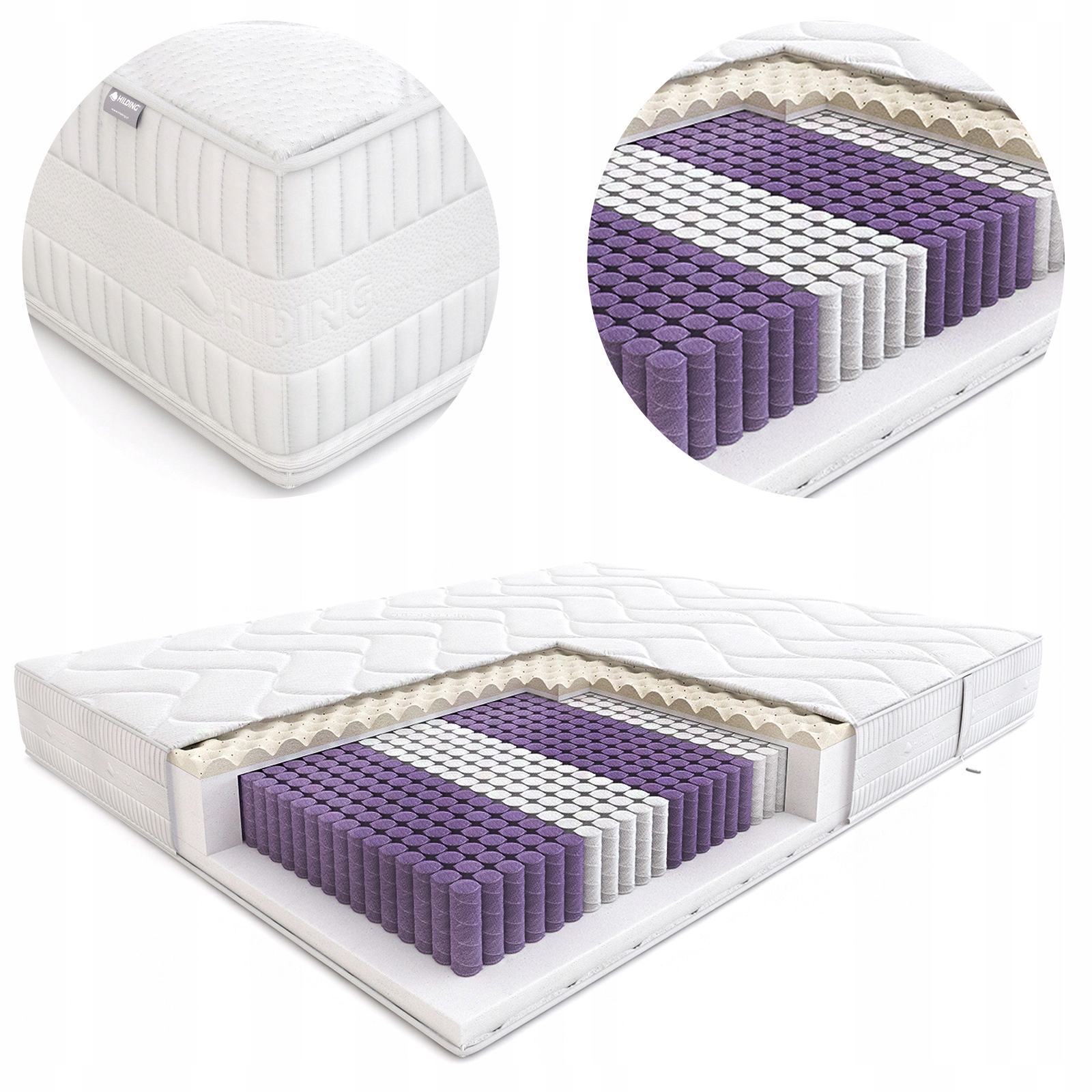 Materac multipocket Flamenco 160x200 cm HILDING