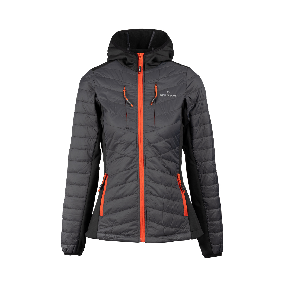 Bluza Hybrydowa Damska Bergson Vitalpeak Hb Black rozmiar L