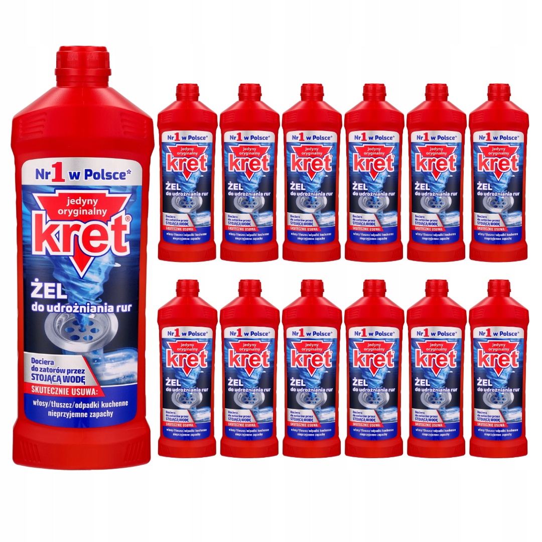 Levně Kret Gel na čištění odpadů 1l