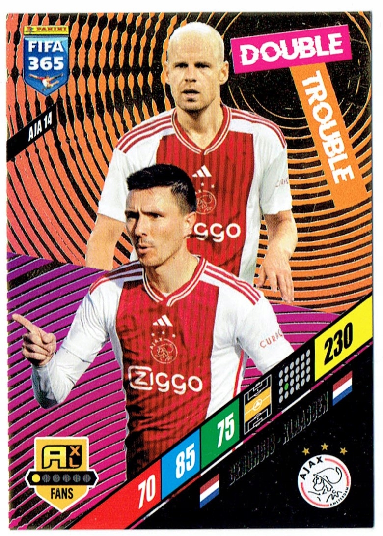 Fifa 365 2024 Karta Fans Double Trouble Ajax AJA14 Berghuis-Klaassen