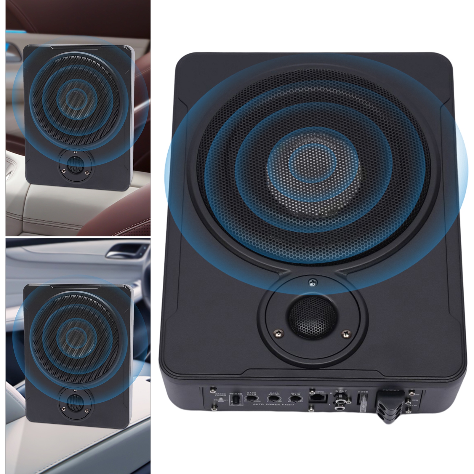 Subwoofer samochodowy 600W 8'' Slim 12V + kabel Kod producenta WK133