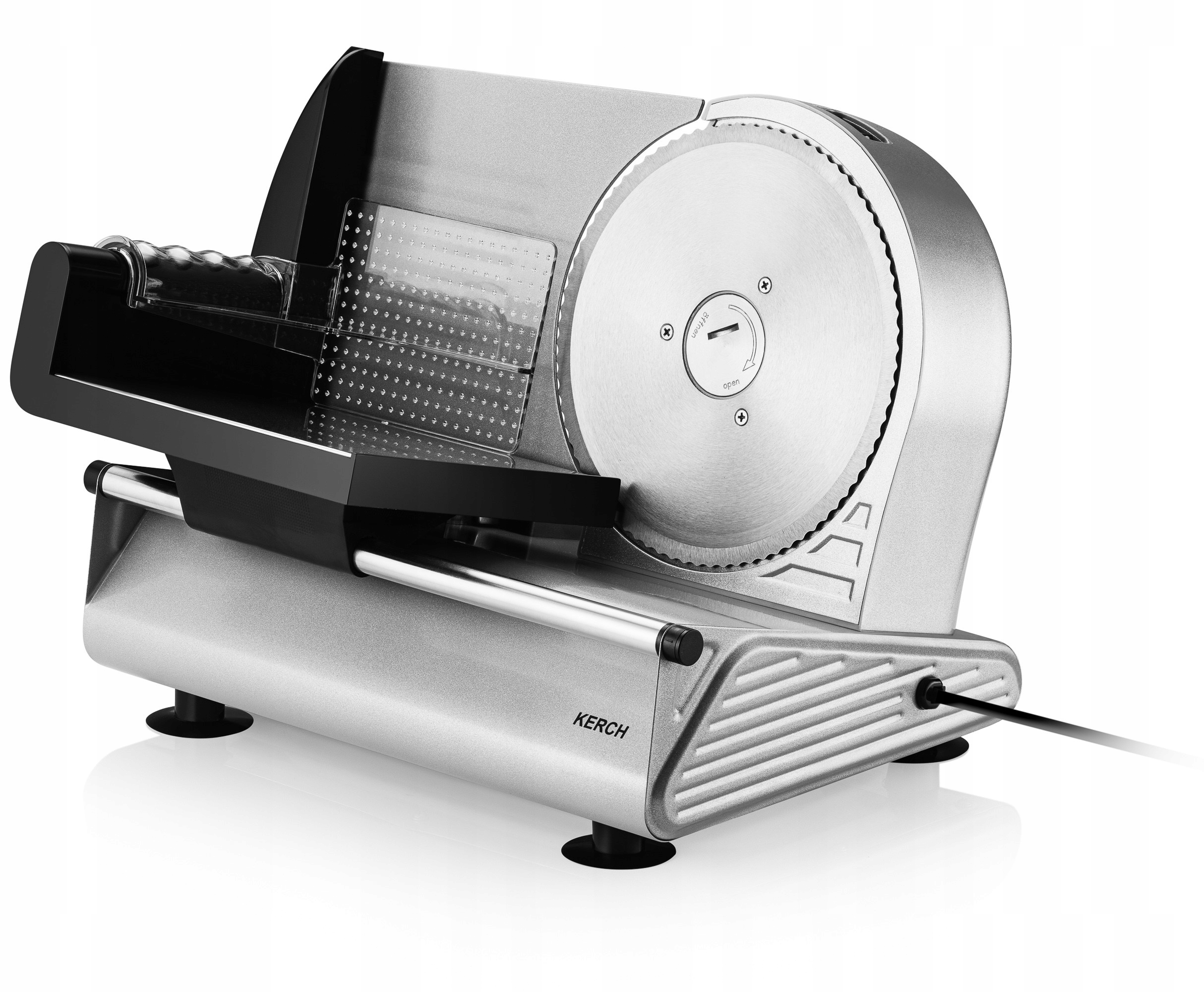 KRAJALNICA ELEKTRYCZNA METALOWA DO CHLEBA WĘDLIN SERA KERCH FORTE 150W +NÓŻ Kod producenta FORTE FS150