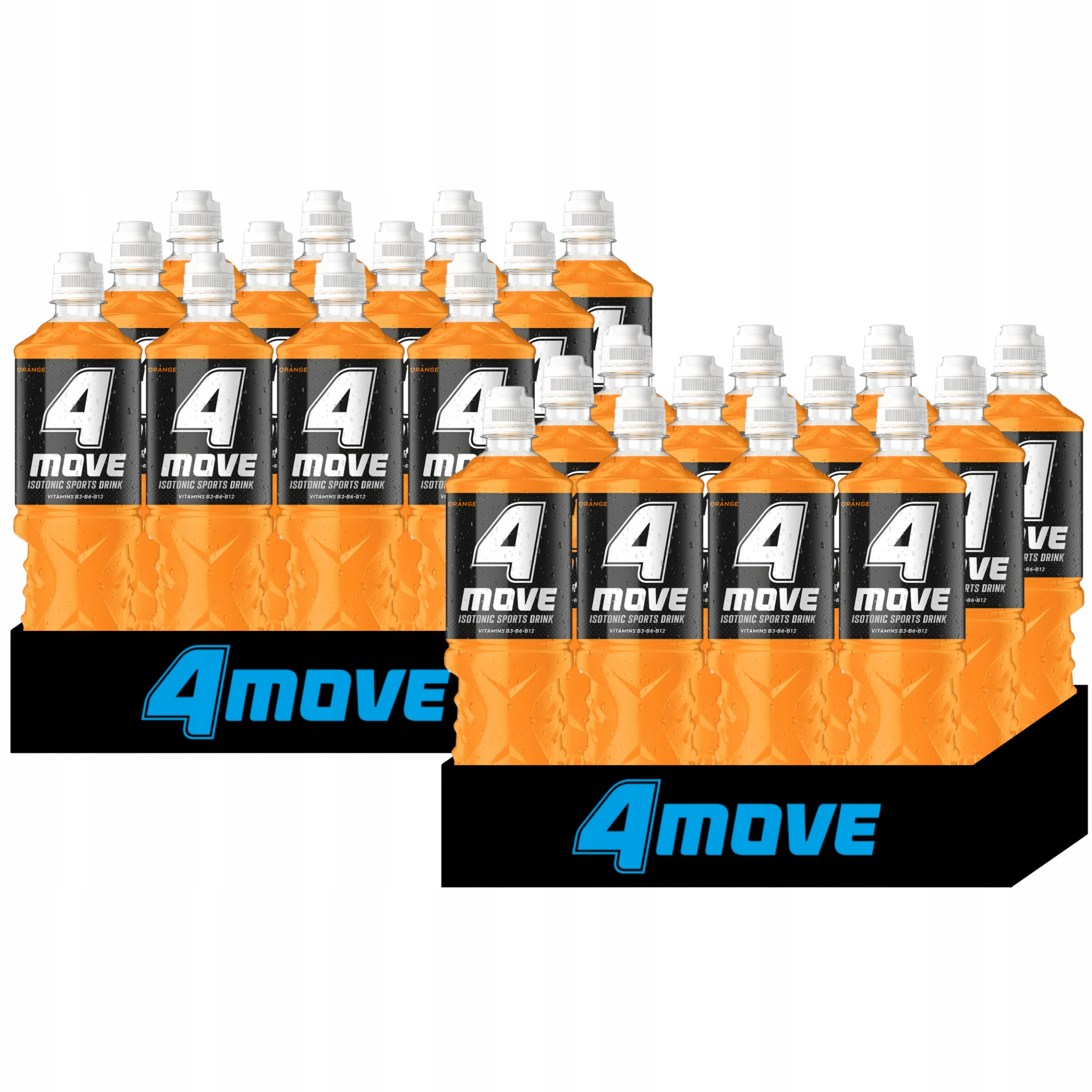 4MOVE Isotonický nápoj s pomerančovou příchutí 750 ml x 24 kusů