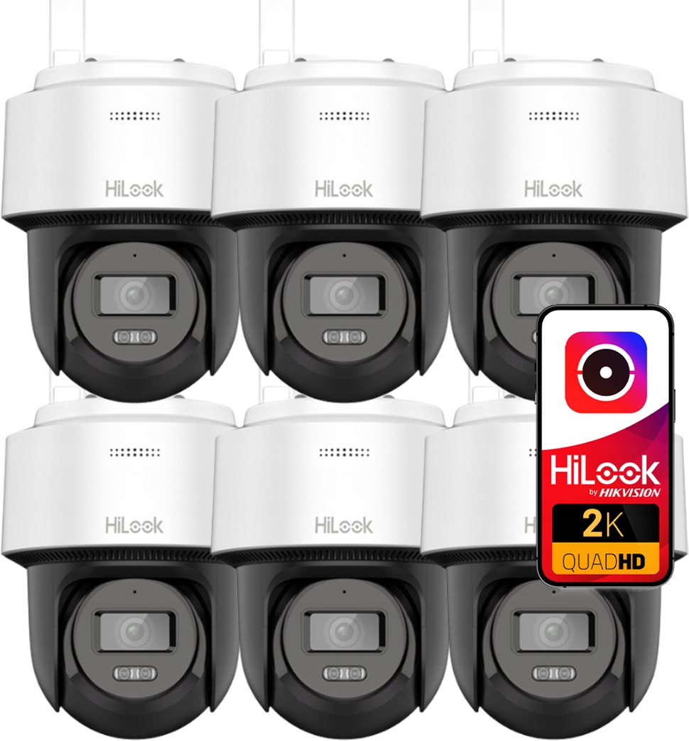 Rotačná Kamera 6x WIFICAM-PT4 WiFi 4MPX 2K+ Smart Hybrid Light Easylink