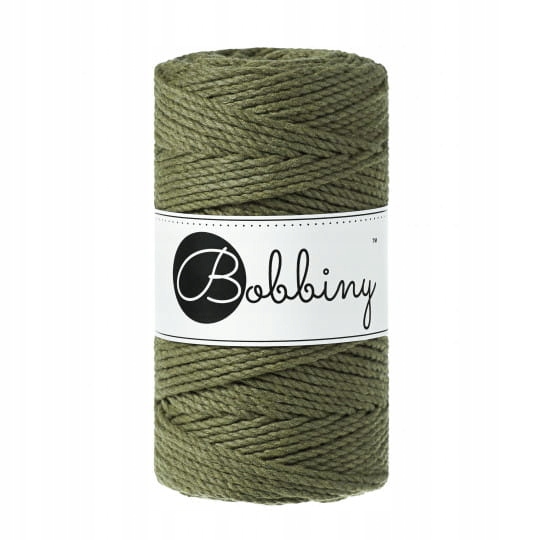 Avocado Macrame 3ply Rope 3mm 100m