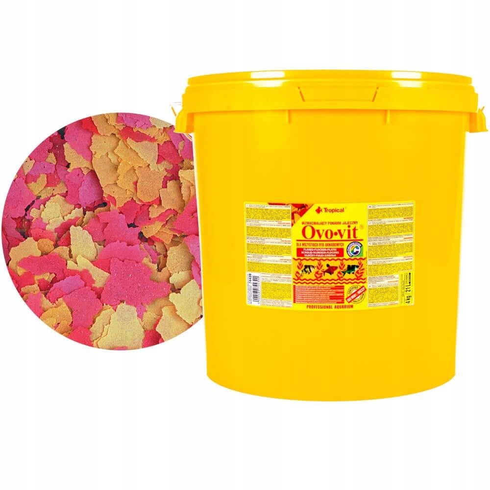 Levně Tropical Ovo-vit 21L kbelík 4kg krmivo ryby