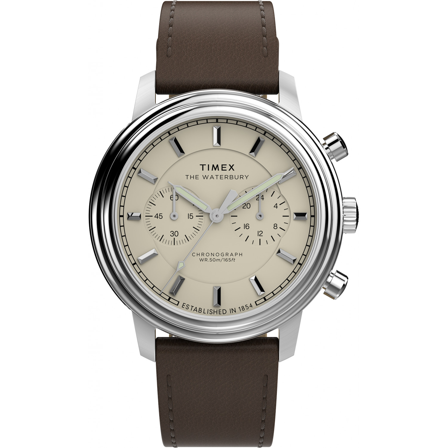 Pánské Hodinky Timex TW2Y23500, hnědý řemínek