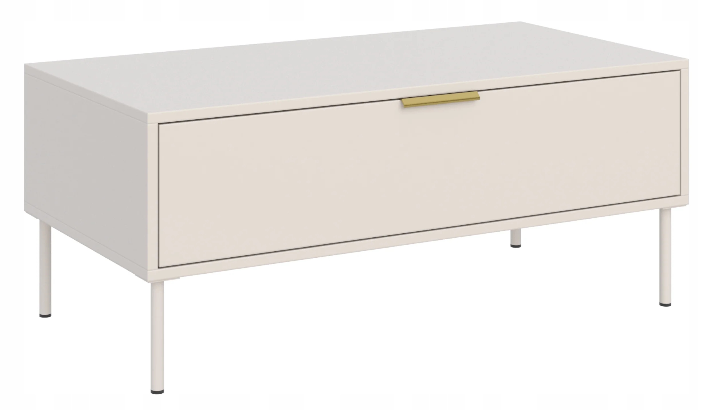Kávový stolek Vena s zásuvkou 100 x 50 cm kašmír