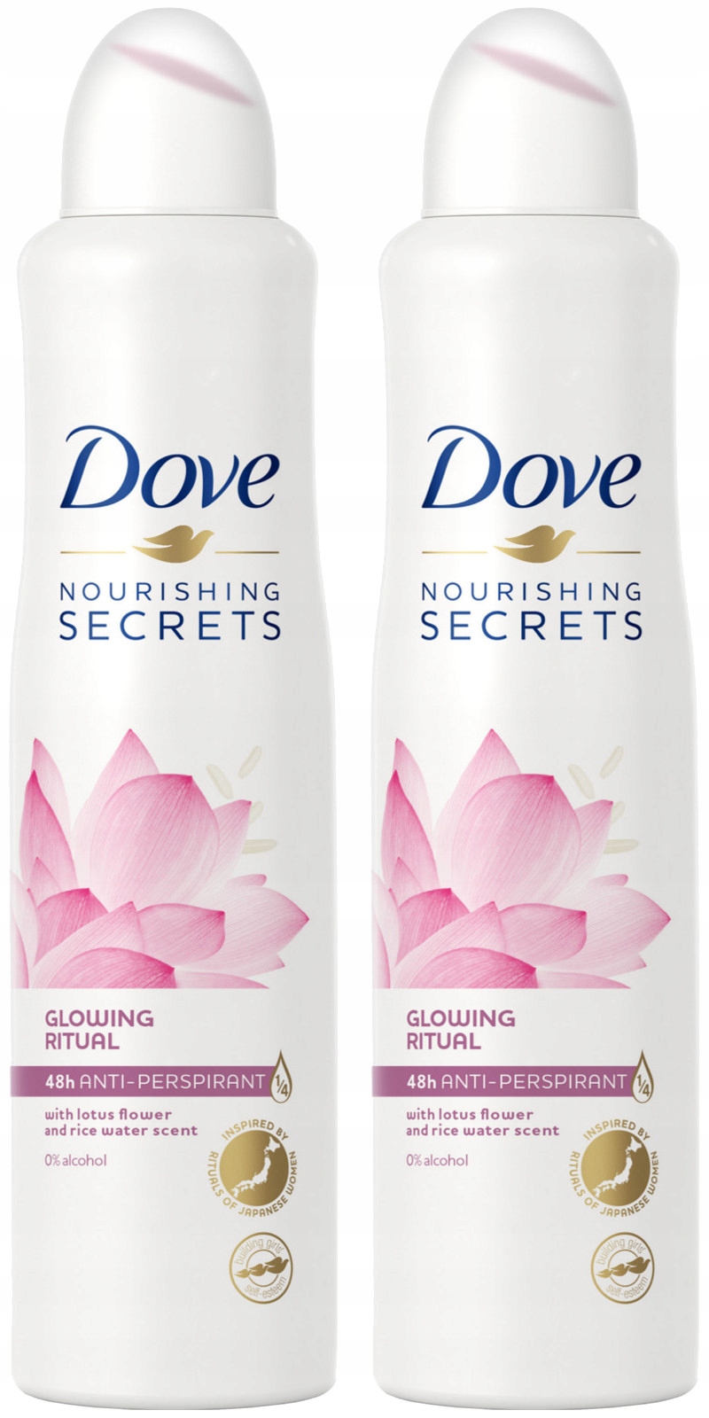 

Dove Glowing Ritual Antyperspirant Spray 2 x 250ml
