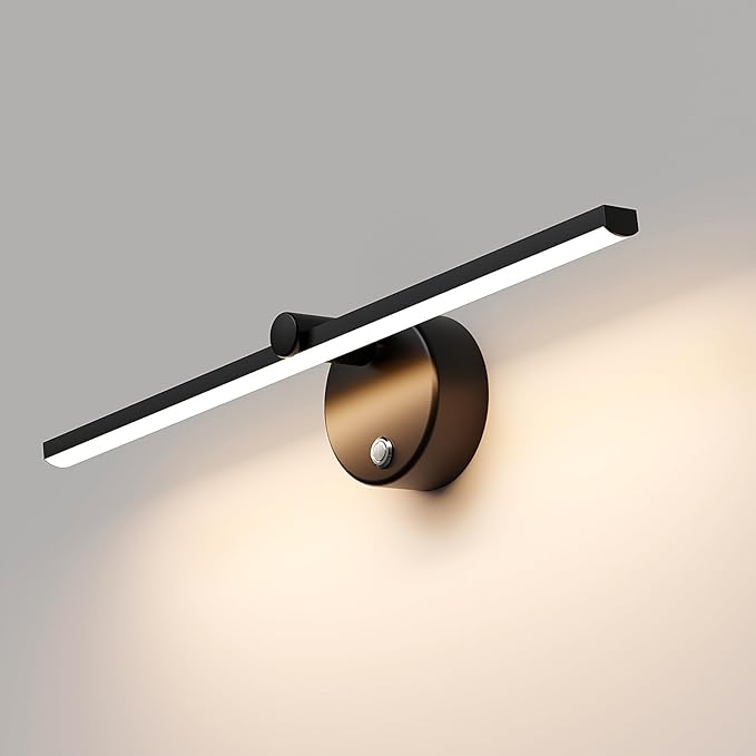 Led nástěnné svítidlo Koupelnová lampa Otočná dotykový spínač Univerzální