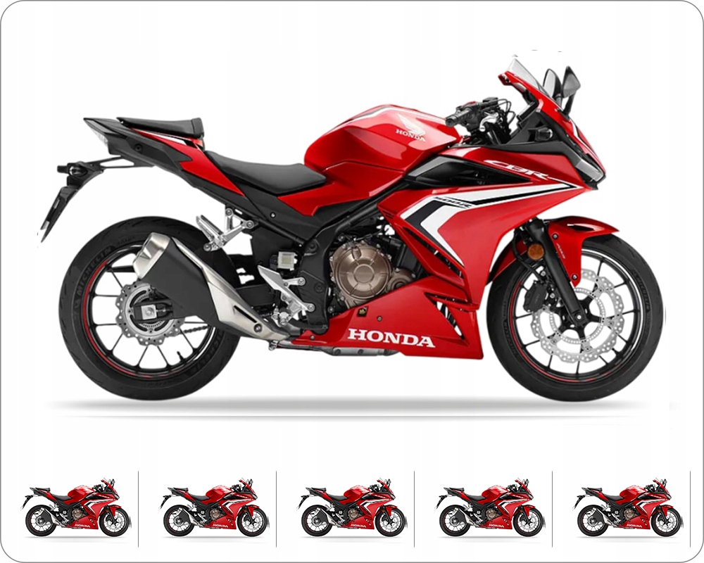 Samolepky Na Motocykl Juula Pro Honda Cbr 500 R 2019-2020 Červené R380