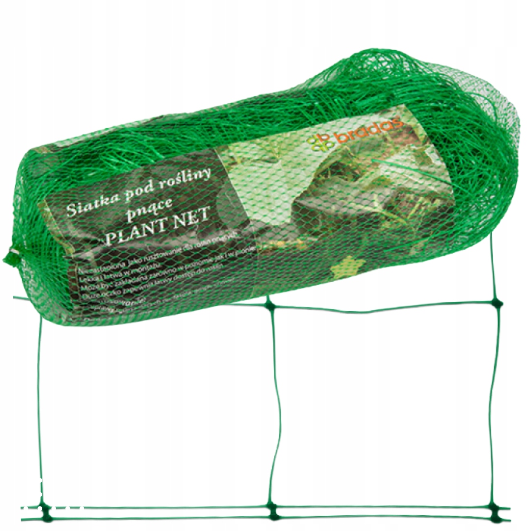 SIATKA PODPORA DO WARZYW ROŚLIN PNĄCYCH PNĄCZY OGRODOWA OCHRONNA 2x10M