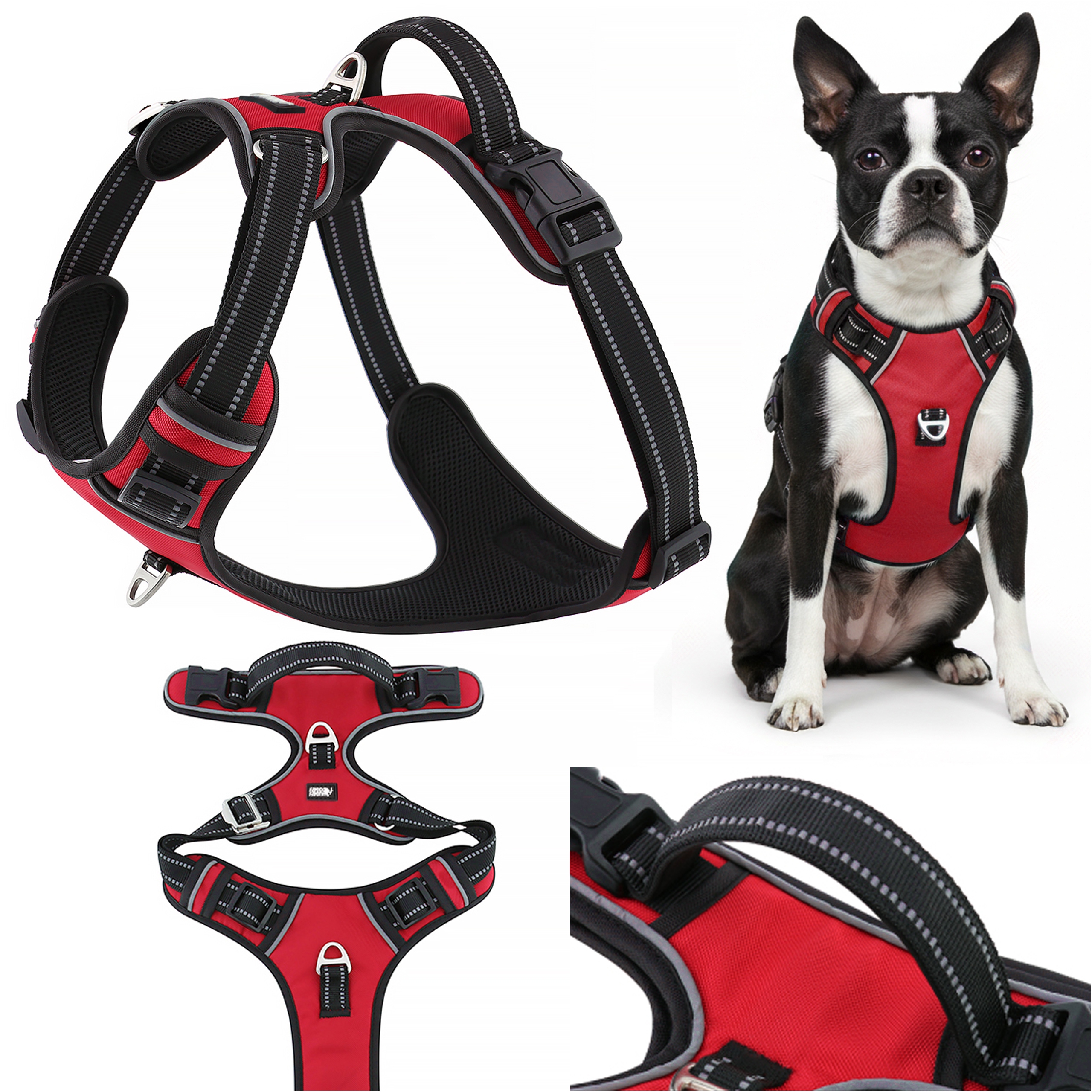 Levně Huggy Doggy postroj pro psa easy walk tréninkový, nastavitelný, typu guard S