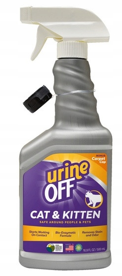 Levně Urine Off Cat & Kitten Formula – pro odstranění skvrn moči 500 ml