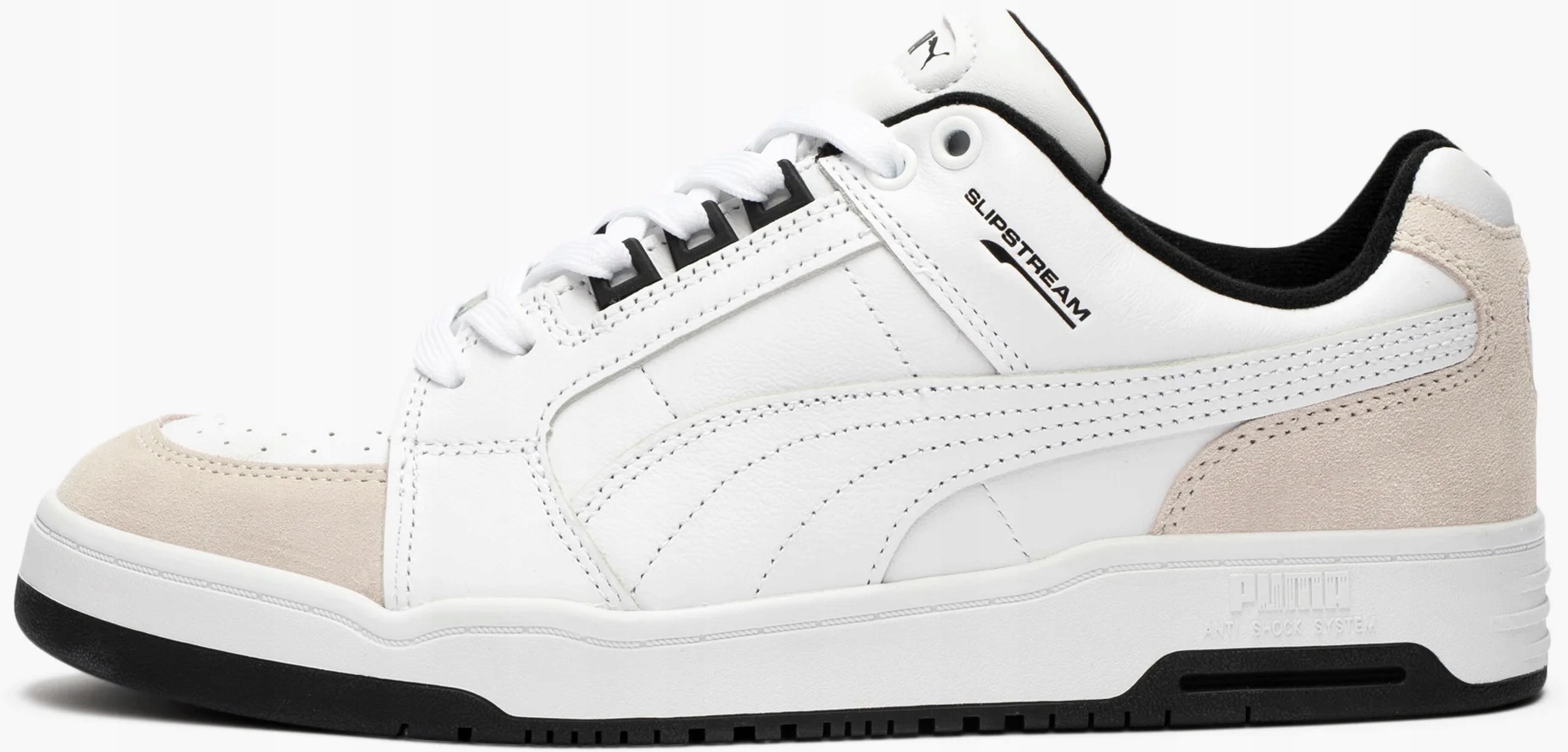 Sportovní boty Puma Slipstream Lo Retro vel.37 Bílé Kožené semišové tenisky