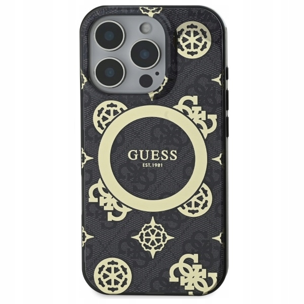 Pouzdro Guess pro iPhone 16 Pro Max, obal MagSafe, zadní kryt pouzdra