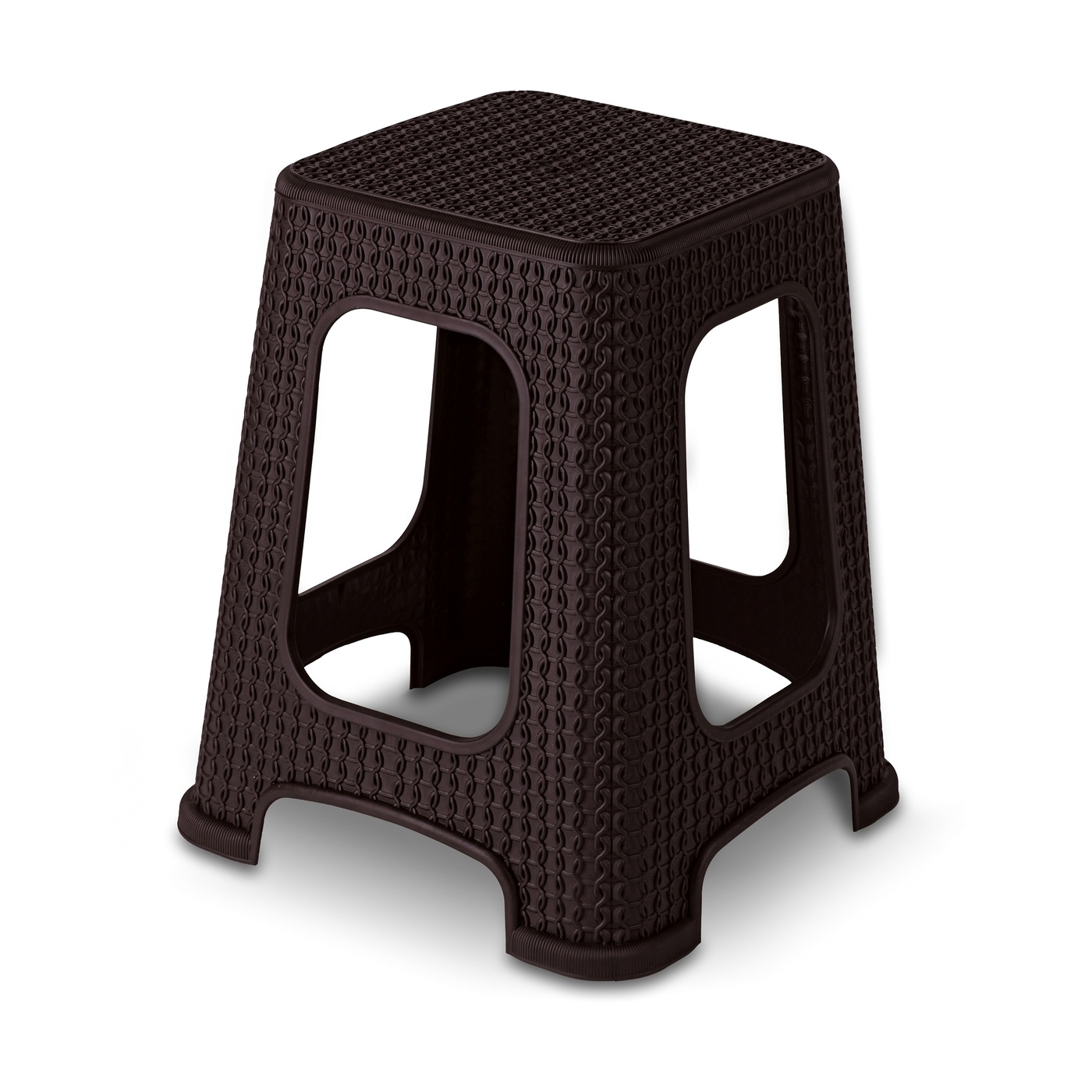 PLASTIKOWY TABORET duży STOŁEK do domu KRZESEŁKO 28x45cm Tomi Tadar