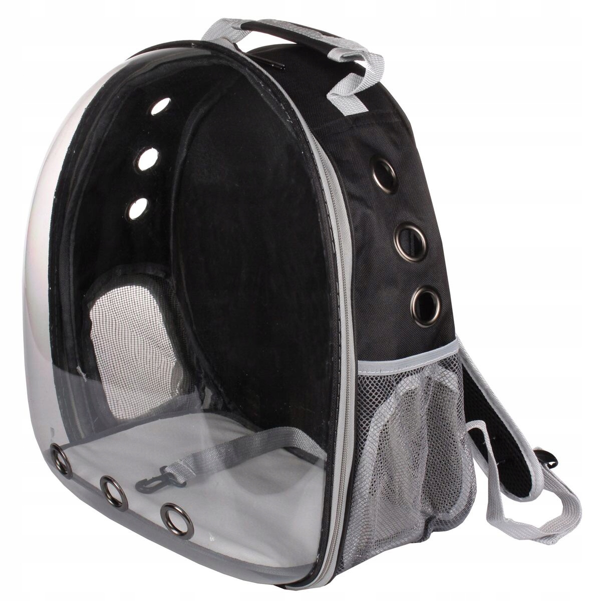 Levně Petbag Transparent batoh na mazlíčky černá balení 1 ks