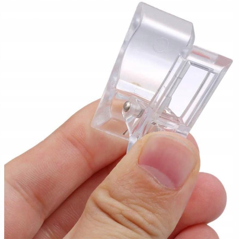 KLIPSY DO FORM PRZEDŁUŻANIA PAZNOKCI 5SZT BEZBARWN Rodzaj klips