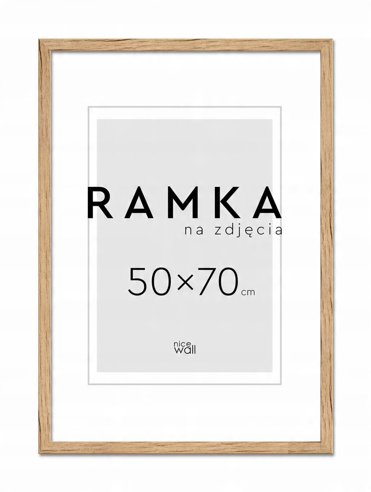 

Rama na zdjęcia 50x70 cm 70x50 cm Brzoza