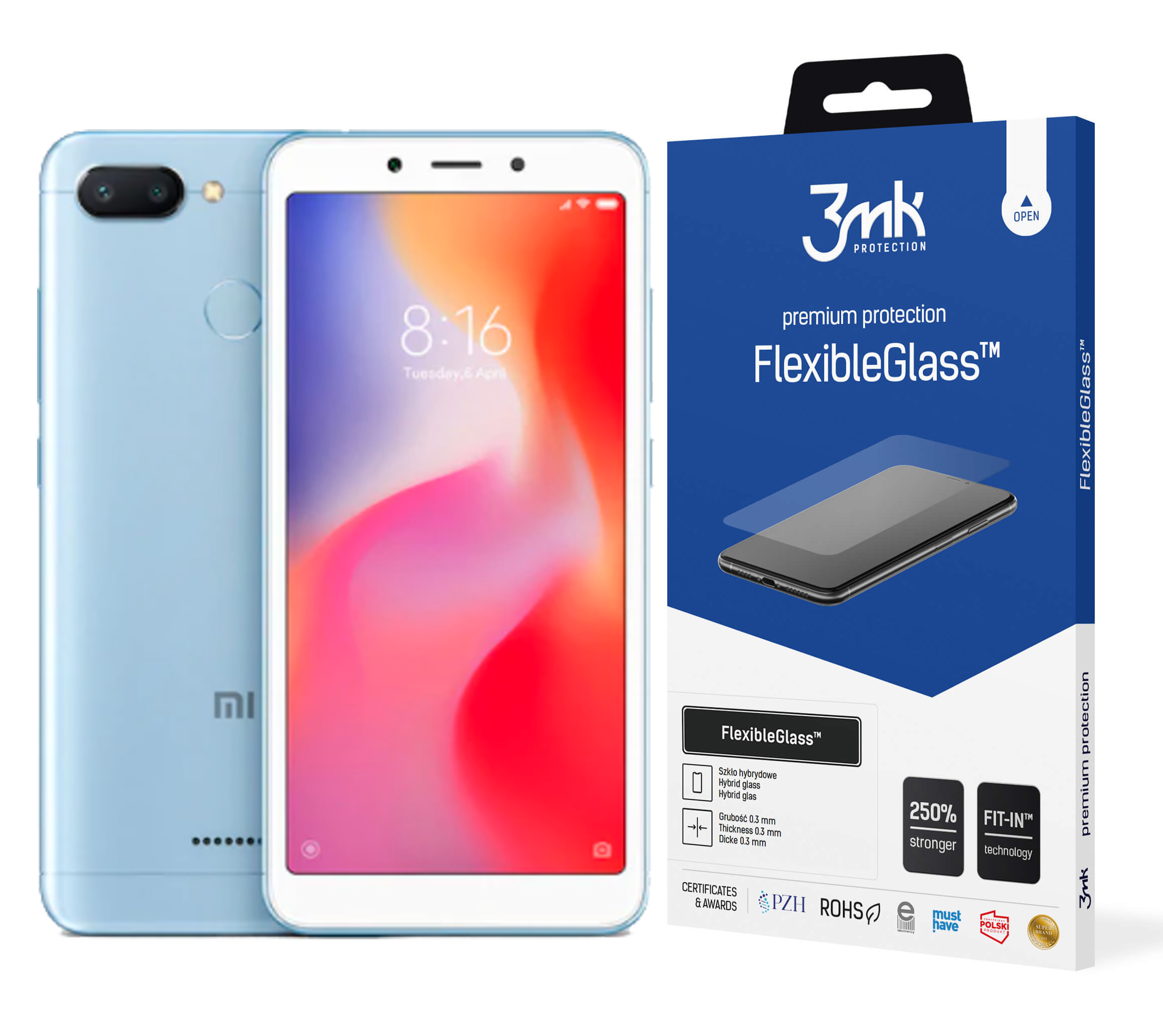 

3MK FlexibleGlass do Xiaomi Redmi Note 5 Global