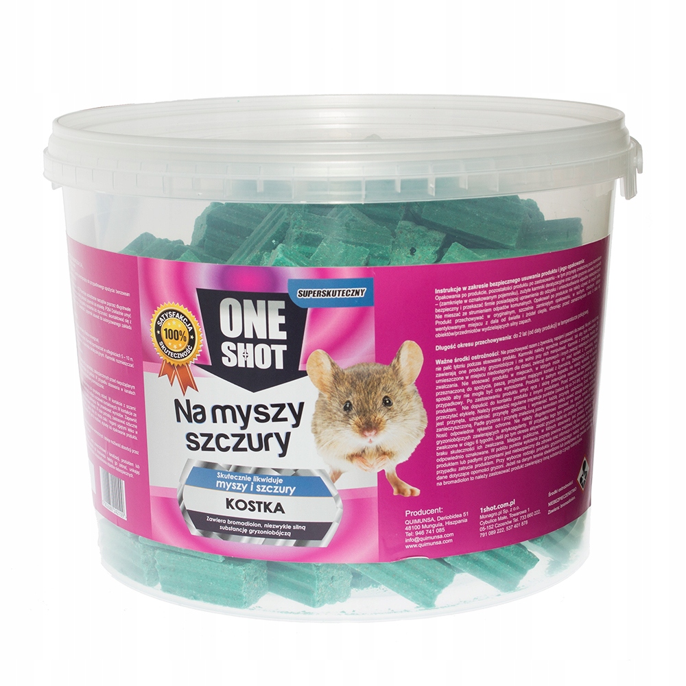 

Trutka Na Myszy i Szczury W Kostce One Shot 5 kg
