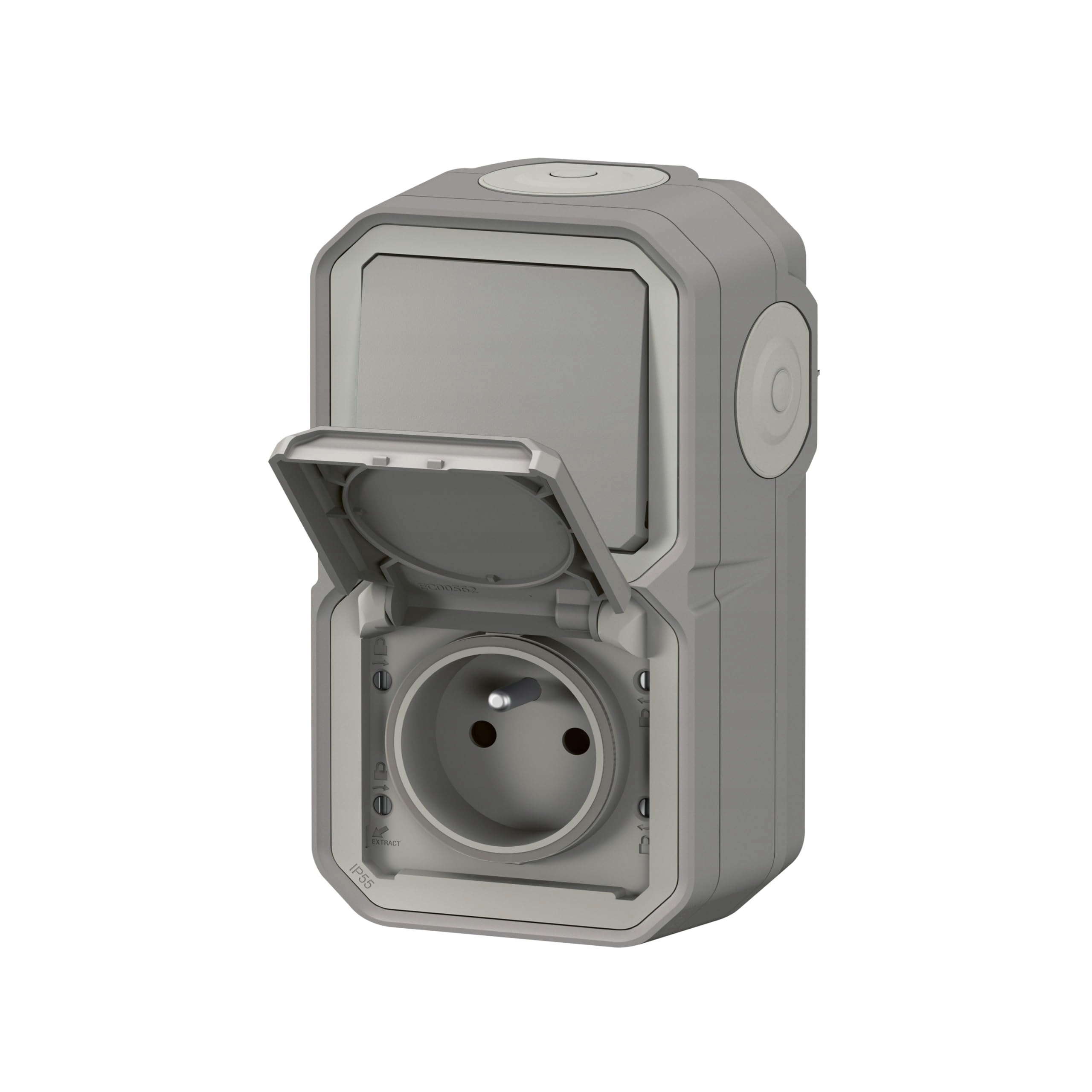 Hermetická Elektrická Zásuvka Legrand šedá