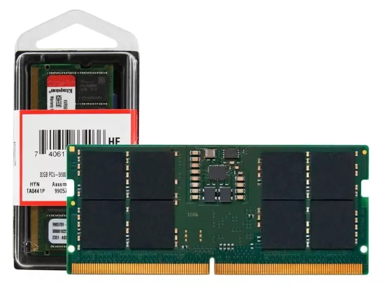Kingston Technology KCP556SS8-16 memory module 16 GB 1 x 16 GB DDR5 5600 MT/s 262-pin SO-DIMM