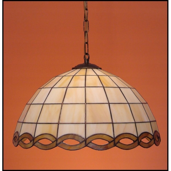 Lampa luster závesný vitráž Vrkoč 40 cm
