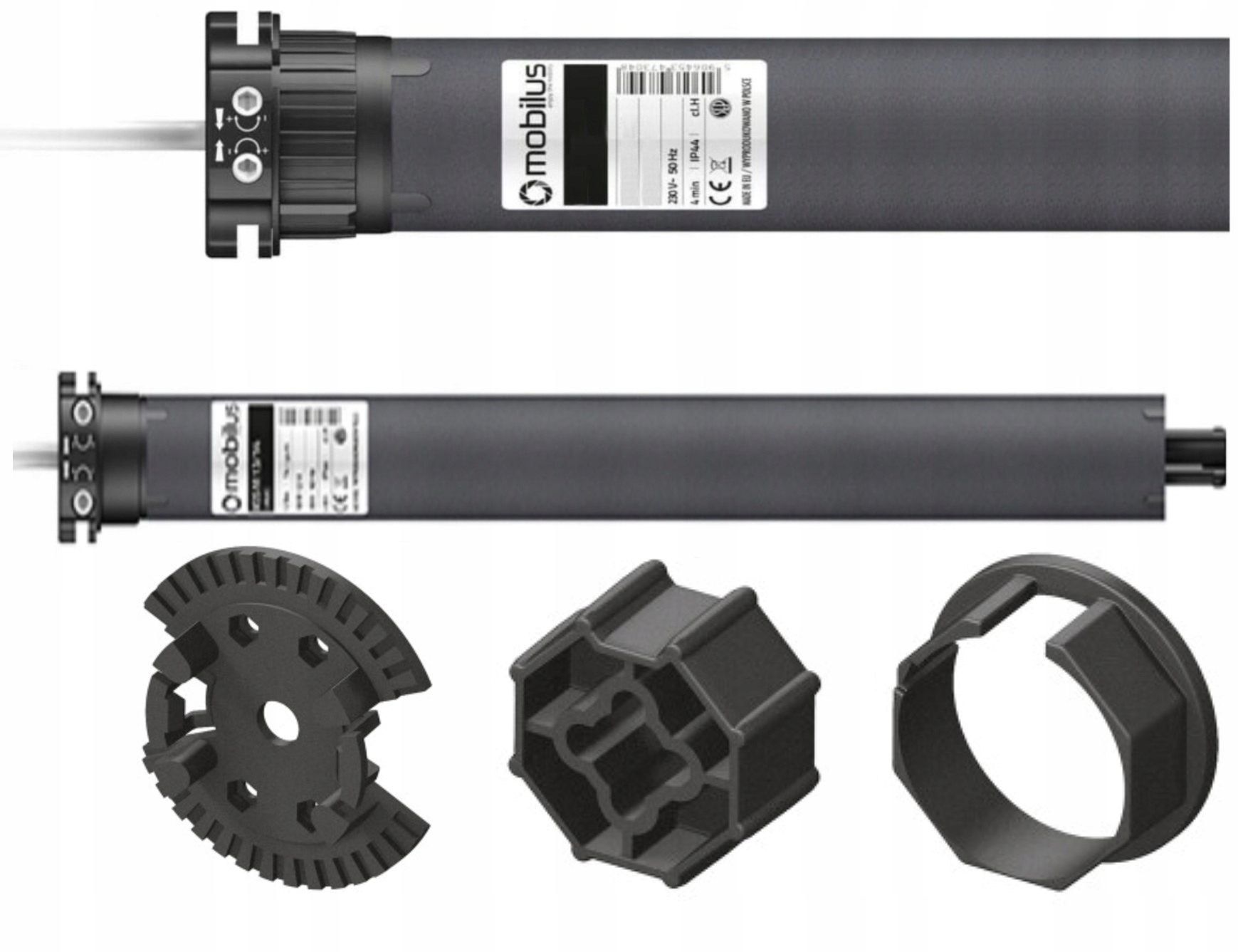 Rádiový motor pre vonkajšie rolety Mobilus M35 Ers FI40 mm 10 Nm s detekciou