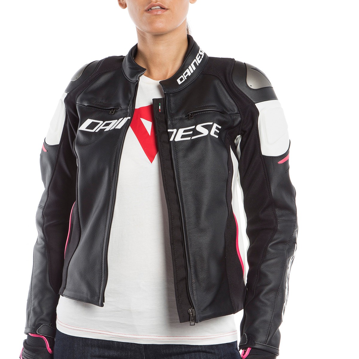 Kurtka Dainese Racing 3 Lady biały/fuksja r.44 Producent Dainese
