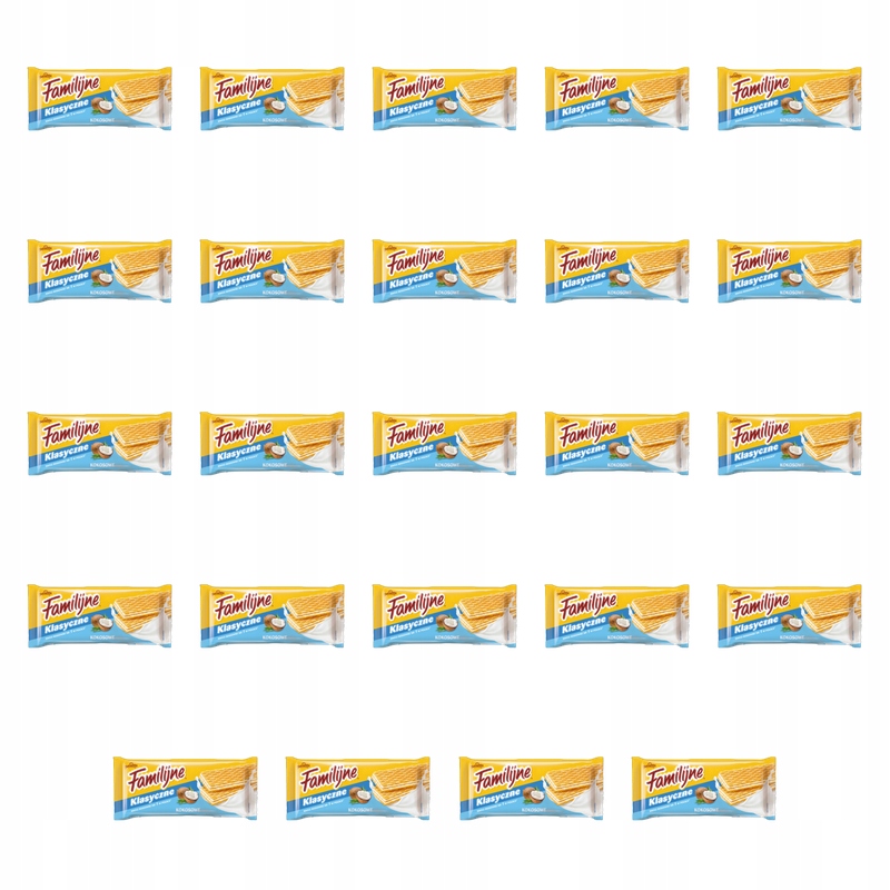 Rodinné kokosové oplatky 180 g křupavé oplatky X24