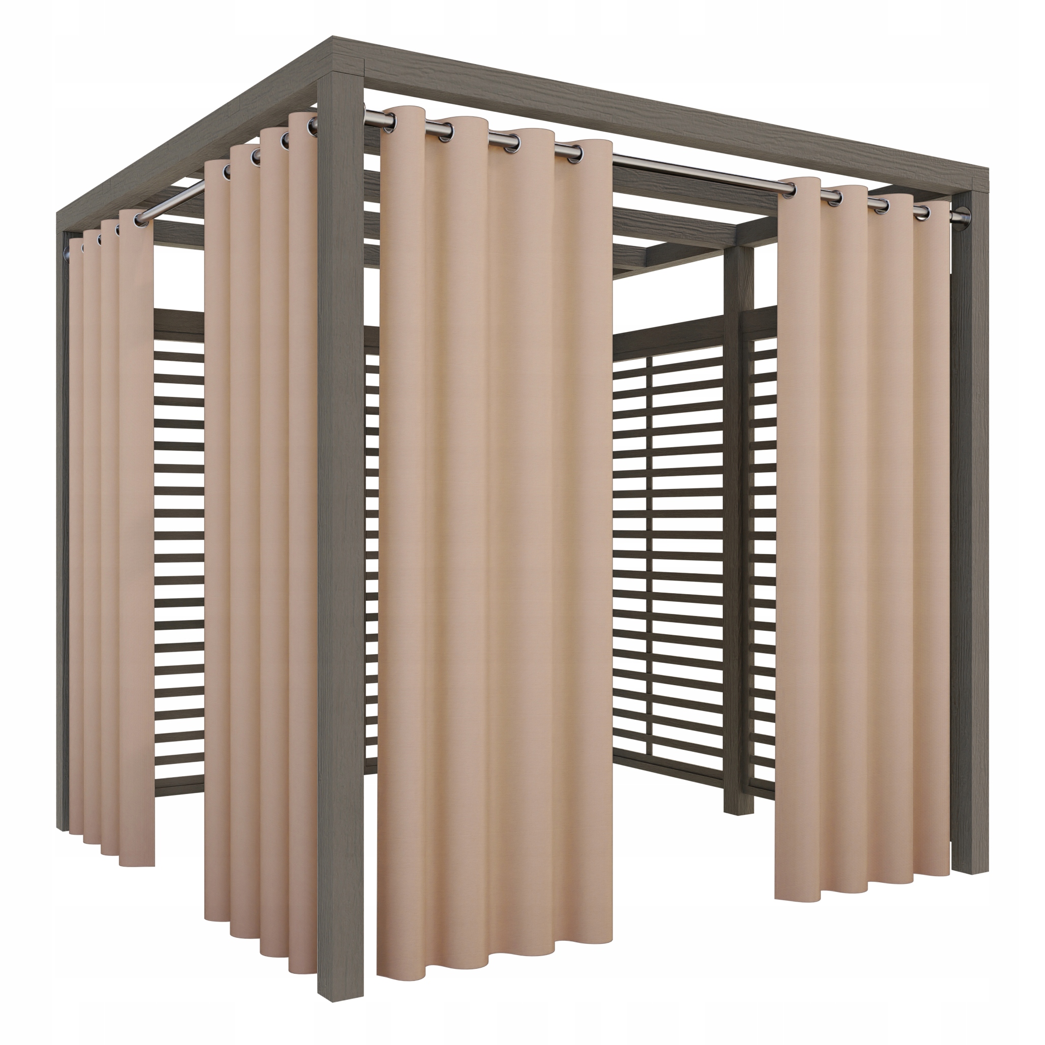 ZASŁONY OGRODOWE WODOODPORNE 155x230 DO ALTANY PERGOLI ZASŁONA GOTOWA TARAS