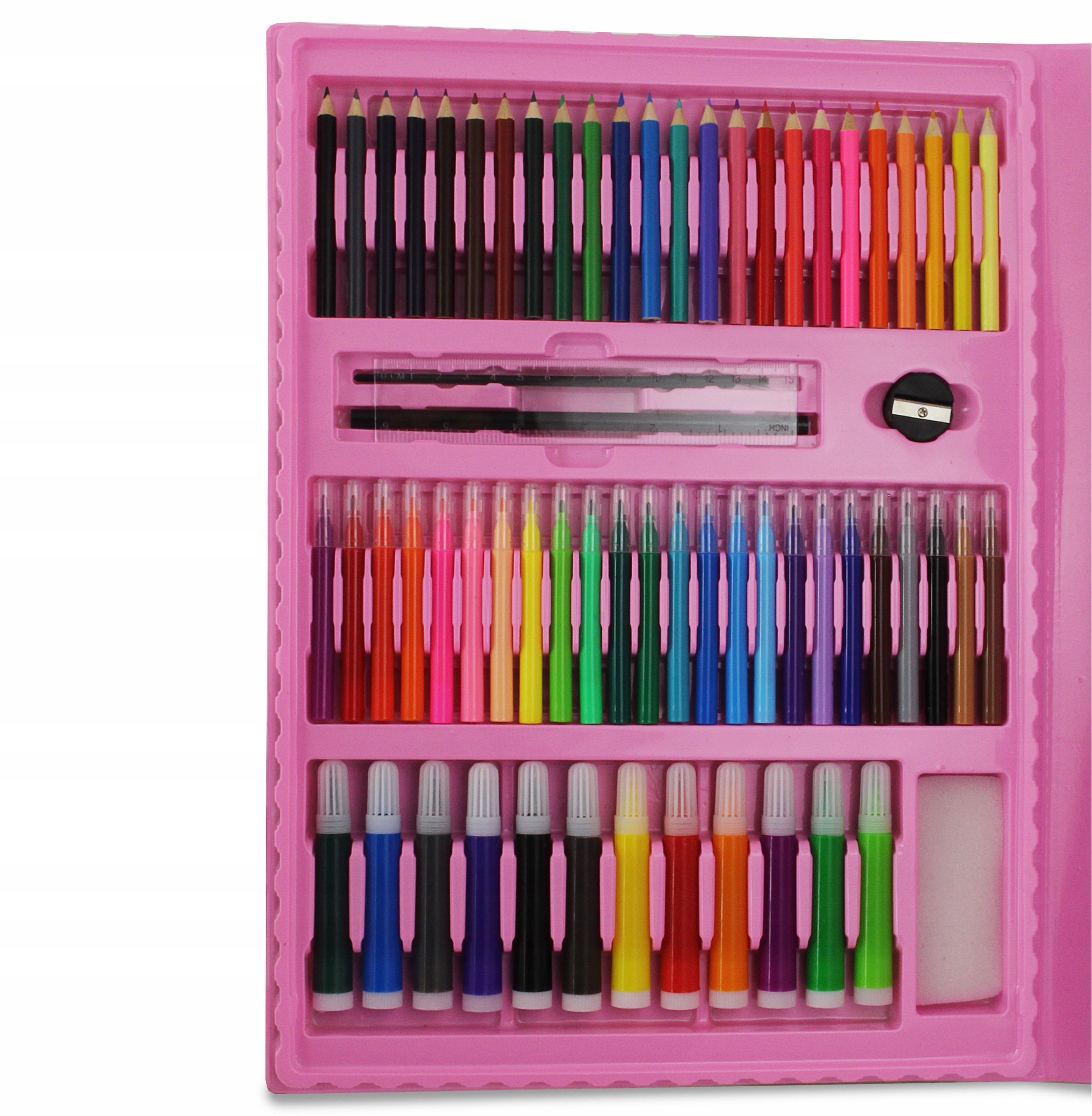 ZESTAW ARTYSTYCZNY DO MALOWANIA W WALIZCE 208 el. Płeć chłopcy dziewczynki