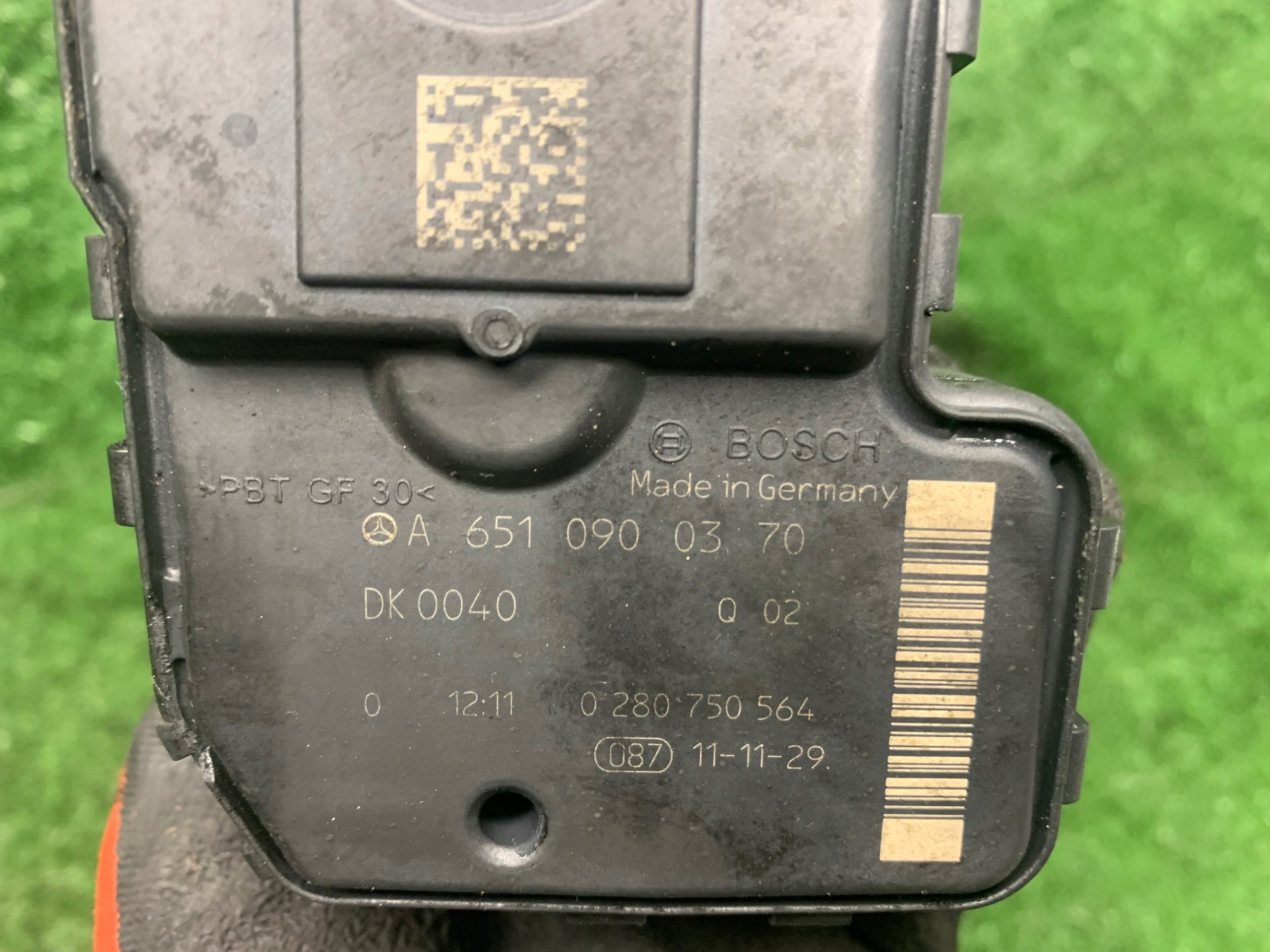 MERCEDES E KLASA W207 W204 2.2 CDI Valvola a farfalla A6510900370