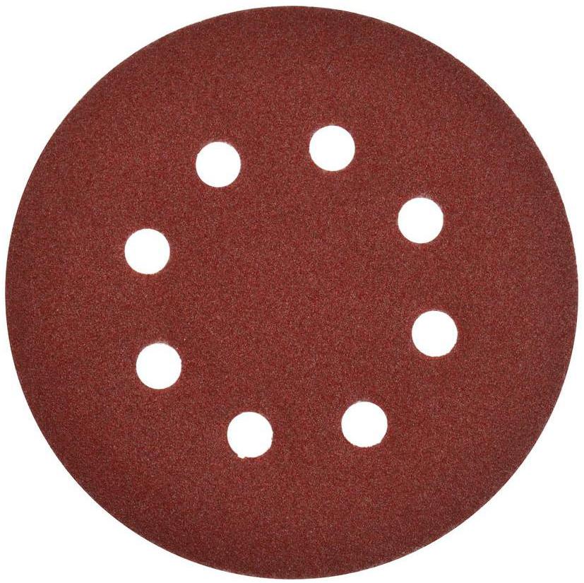 Krążki Ścierne 125MM P180, 1SZT, 8 Otworów Do Szlifierek Mar-pol